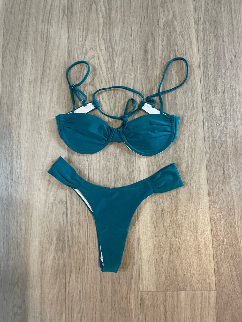Teal Bikini Set - Deep Teal Two-Piece Swimwear